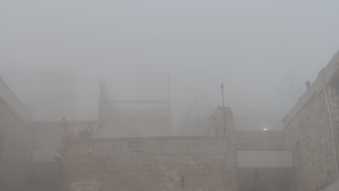 Mardin'de yoğun sis; görüş mesafesi 10 metreye düştü
