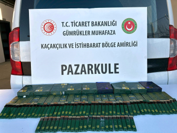 Pazarkule’de likit esrar dolu kaçak elektronik sigaralar ele geçirildi; 1 gözaltı