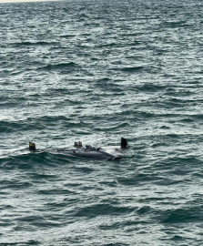 İstanbul - Karaburun açıklarında insansız hava aracı olduğu düşünülen cisim bulundu / Ek görüntüyle