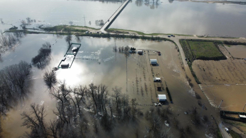 Meriç Nehri'nde su seviyesi arttı; DSİ 'turuncu alarm' uyarısında bulundu / Ek fotoğraflar