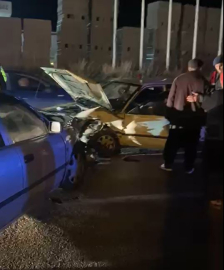 Osmaniye'de iki otomobil kafa kafaya çarpıştı; 4 yaralı