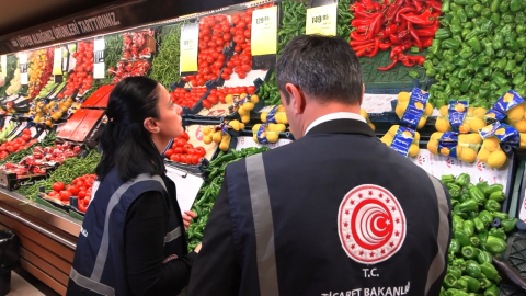 Ticaret Bakanlığı'ndan market denetimi