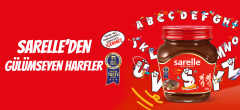 Sarelle’nin gülümseyen harfleri, yapay zeka destekli reklam filminde