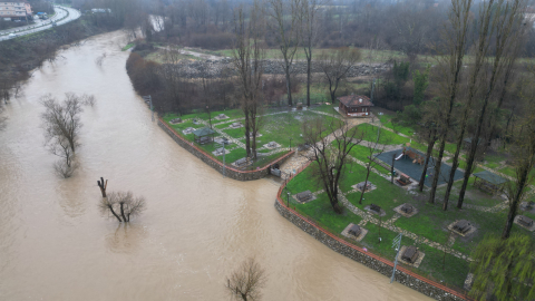 Bartın Irmağı’nda su seviyesi 3 metre yükseldi