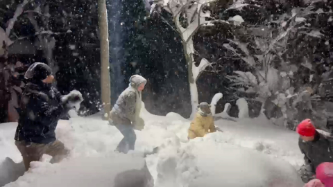 Ordu’da çocukların kar keyfi