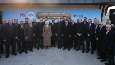 İstanbul - Fatih’te ‘Recep Tayyip Erdoğan Anadolu İmam Hatip Lisesi Öğrenci Yurdu’nun temeli atıldı