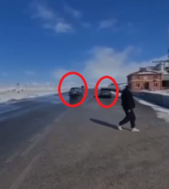 Kara yolunda yarış yapan sürücülere ceza; o anlar kamerada