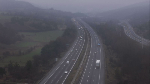 Bayram tatili kısa olunca yollarda yoğunluk oluşmadı