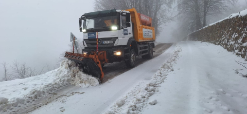 Kocaeli'nin yüksek kesimleri beyaza büründü