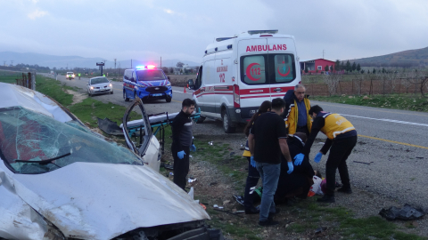 Batman’da otomobil yol kenarına yuvarlandı: 5 yaralı