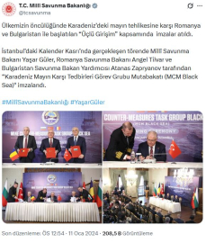 MSB: Montrö Sözleşmesi'nden taviz verilmesi söz konusu değildir