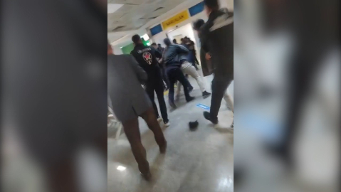 Şanlıurfa’da hastanedeki kavga kamerada