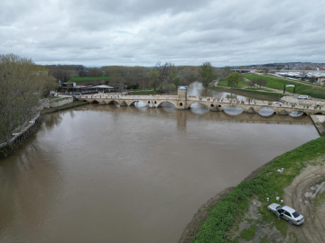 Edirne'de debisi artan Tunca Nehri'nde 'turuncu' alarm verildi / Ek fotoğraflar