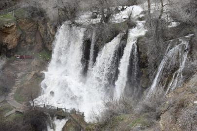 Obrukla oluşan Sızır Şelalesi, son yağışlarla coştu / Ek fotoğraflar