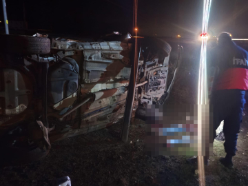 Iğdır'da şarampole devrilen otomobilin sürücüsü öldü