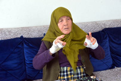 85 yaşındaki komşu kadını bıçakla yaralayıp bileziklerini gasbetti