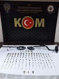 İzmir'de 'tarihi eser' operasyonu; 1 gözaltı