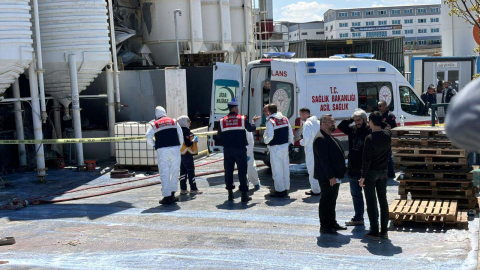 Ankara'da boya fabrikasında yangın; 1 ölü (3)