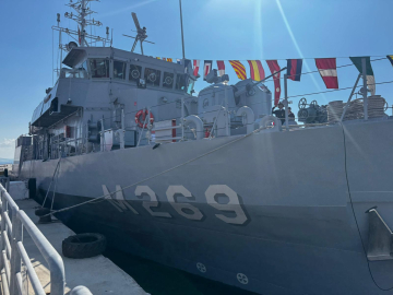 Mayın avlama gemisi ‘TCG Anamur’, 23 Nisan'da Erdek’te ziyarete açıldı