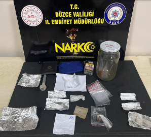 Düzce'de uyuşturucu operasyonu: 2 tutuklama