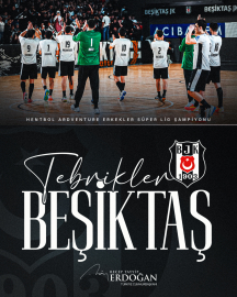 Cumhurbaşkanı Erdoğan, Hentbol Ardventure Erkekler Süper Lig Şampiyonu Beşiktaş’ı tebrik etti
