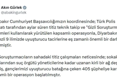 Diyarbakır merkezli 9 ilde 'uyuşturucu' operasyonu