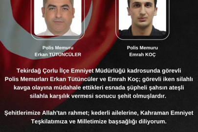 Tekirdağ'da silahlı kavga ihbarına giden polislere ateş açıldı: 2 şehit (2)
