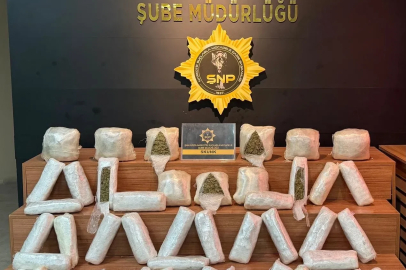 Şanlıurfa’da 20 kilo skunk ele geçirildi
