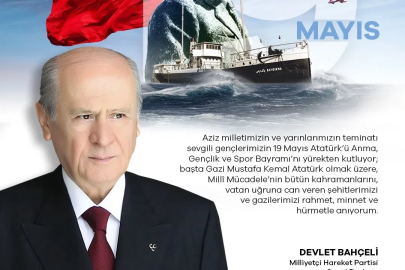 MHP Genel Başkanı Bahçeli'den 19 Mayıs mesajı