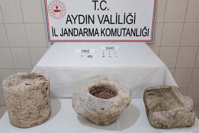 Aydın'da 'tarihi eser' operasyonu; 1 gözaltı