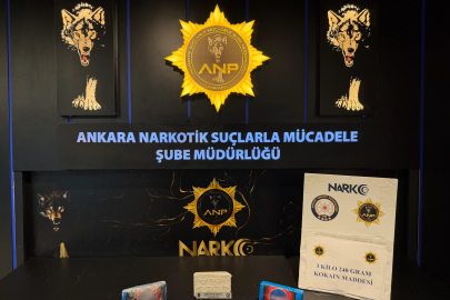Ankara'da uyuşturucu operasyonunda 3 kilo 240 gram kokain ele geçirildi 