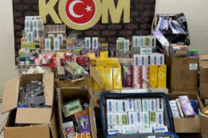 İzmir'de kaçak sigara operasyonu