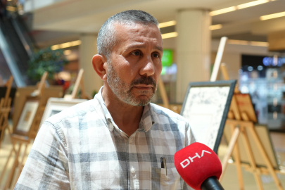 38 yaşında öğrendiği ‘hüsnühat’ı okuldaki öğrencilerine öğretiyor / Ek fotoğraflar