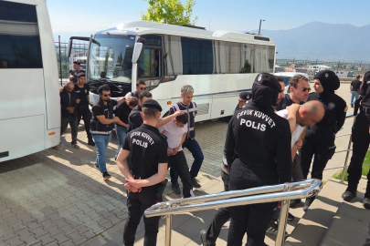 Bursa merkezli 4 ilde narkotik operasyonu; 23 şüpheli adliyede 