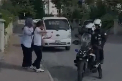 Kayseri'de polis, sınava geç kalan öğrencileri taşıdı