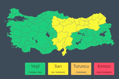 AFAD'dan 'sağanak' uyarısı