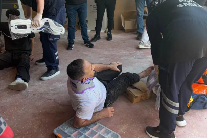 Yük asansörünün halatı koptu; 6 işçi yaralandı