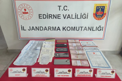 Edirne'de tefecilik operasyonu: 6 gözaltı 