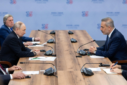 Dışişleri Bakanı Fidan, Rusya Devlet Başkanı Putin tarafından kabul edildi