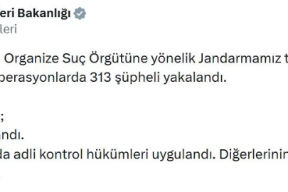 24 ilde 32 organize suç örgütüne operasyon: 197 tutuklama