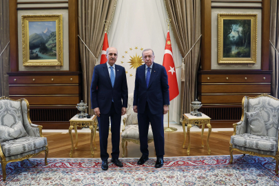 Cumhurbaşkanı Erdoğan, TBMM Başkanı Kurtulmuş ile görüştü / Fotoğraf