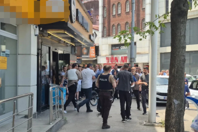 Evi haczedilince banka şubesinde silahla ateş açan şüpheli tutuklandı